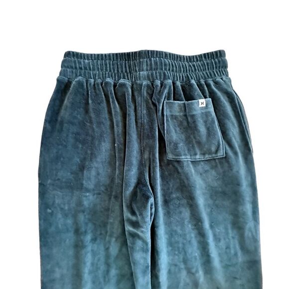 Hurley ~ dark Teal Velour Pull on Lounge Pants ~ size Small - Picture 9 of 12